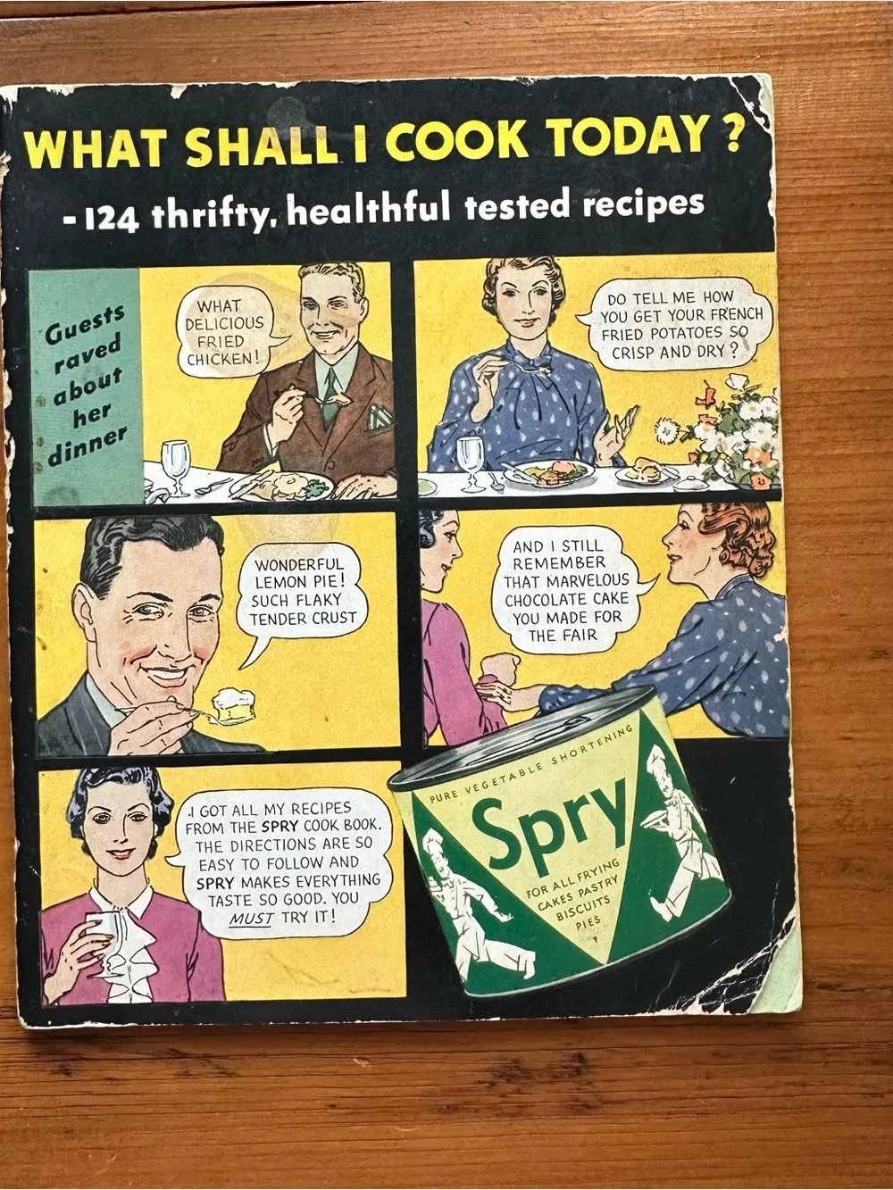 What Shall I Cook Today? Vintage Cook Book - Spry Good Housekeeping